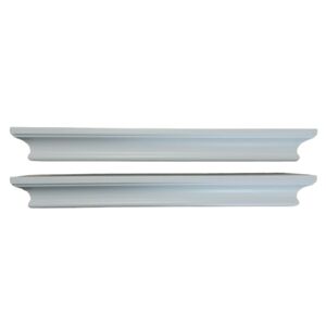 Target White Wood Wall Display Shelf Set Of 2 Size 16" X 4" X 2" Shelves